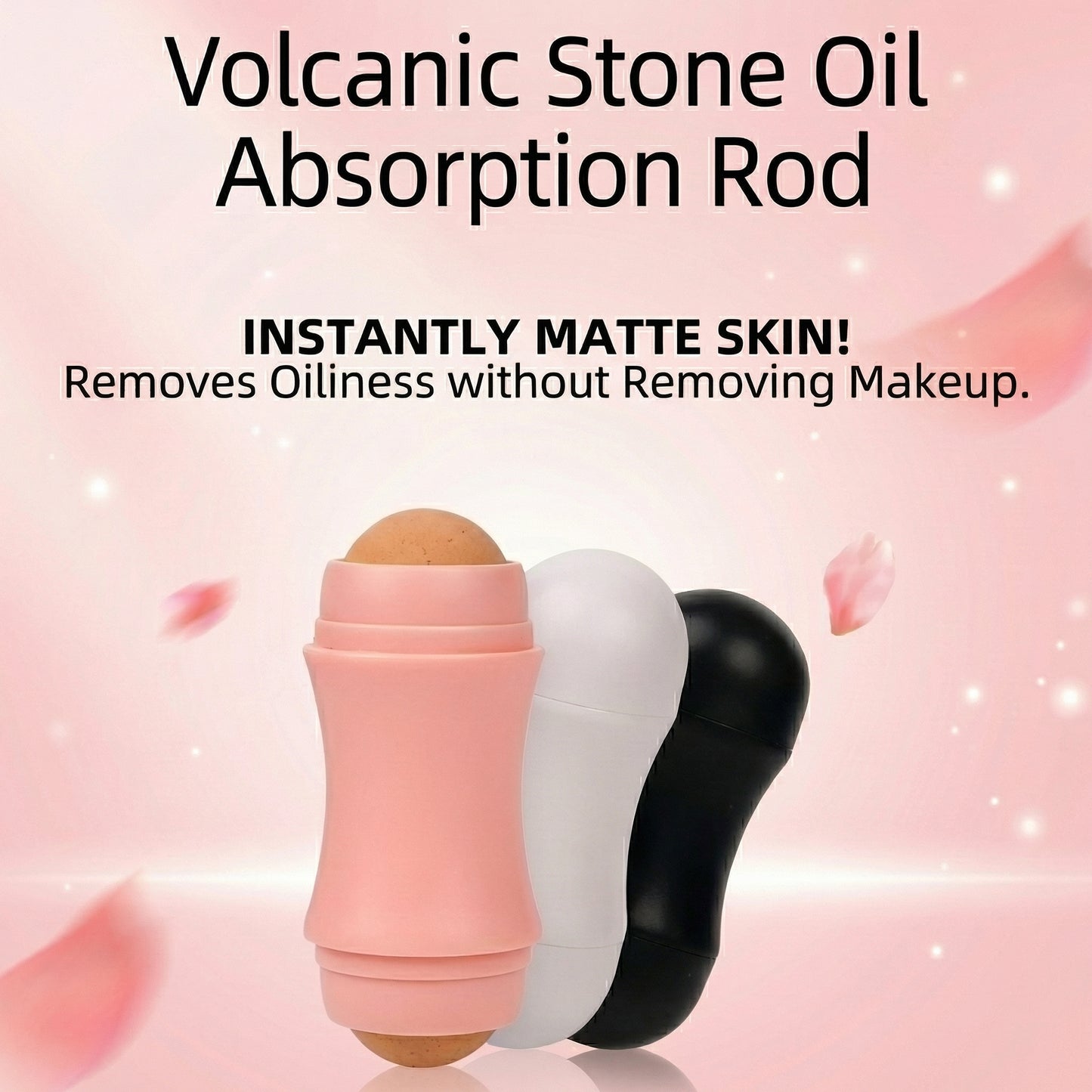 Volcanic Stone Oil-Absorbing Facial Massage Roller