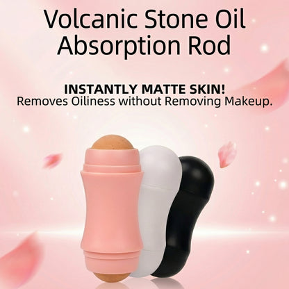 Volcanic Stone Oil-Absorbing Facial Massage Roller